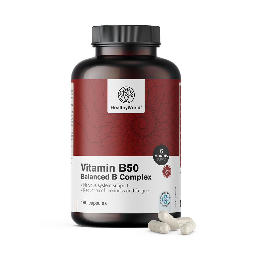 Vitamínový komplex B50 v kapslích