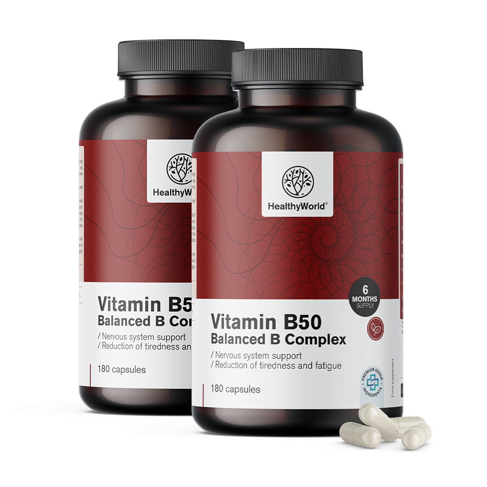 Vitamínový komplex B50 v kapslích