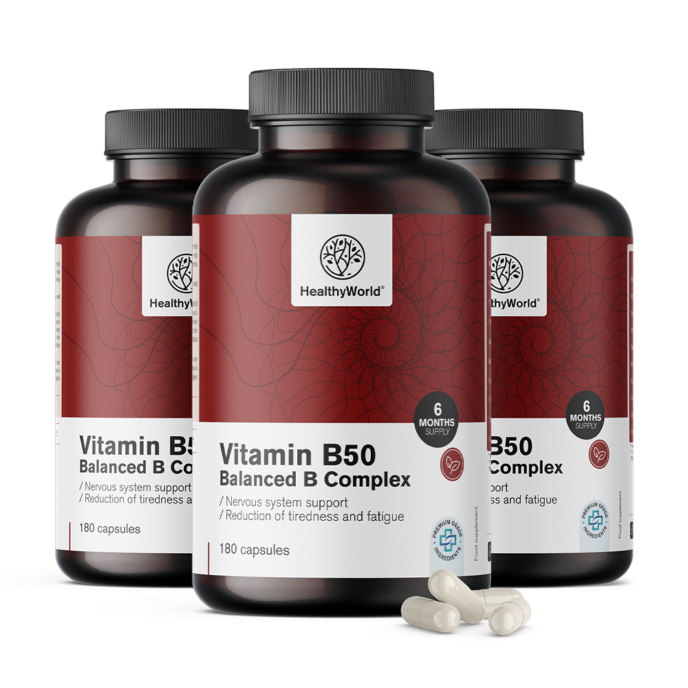 Vitamínový komplex B50 v kapslích