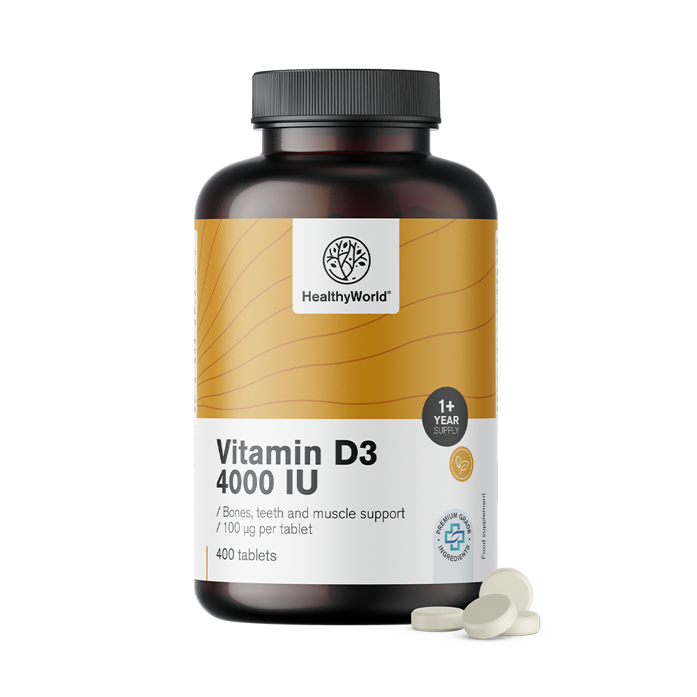 Vitamin D3 4000 ie v XL balení