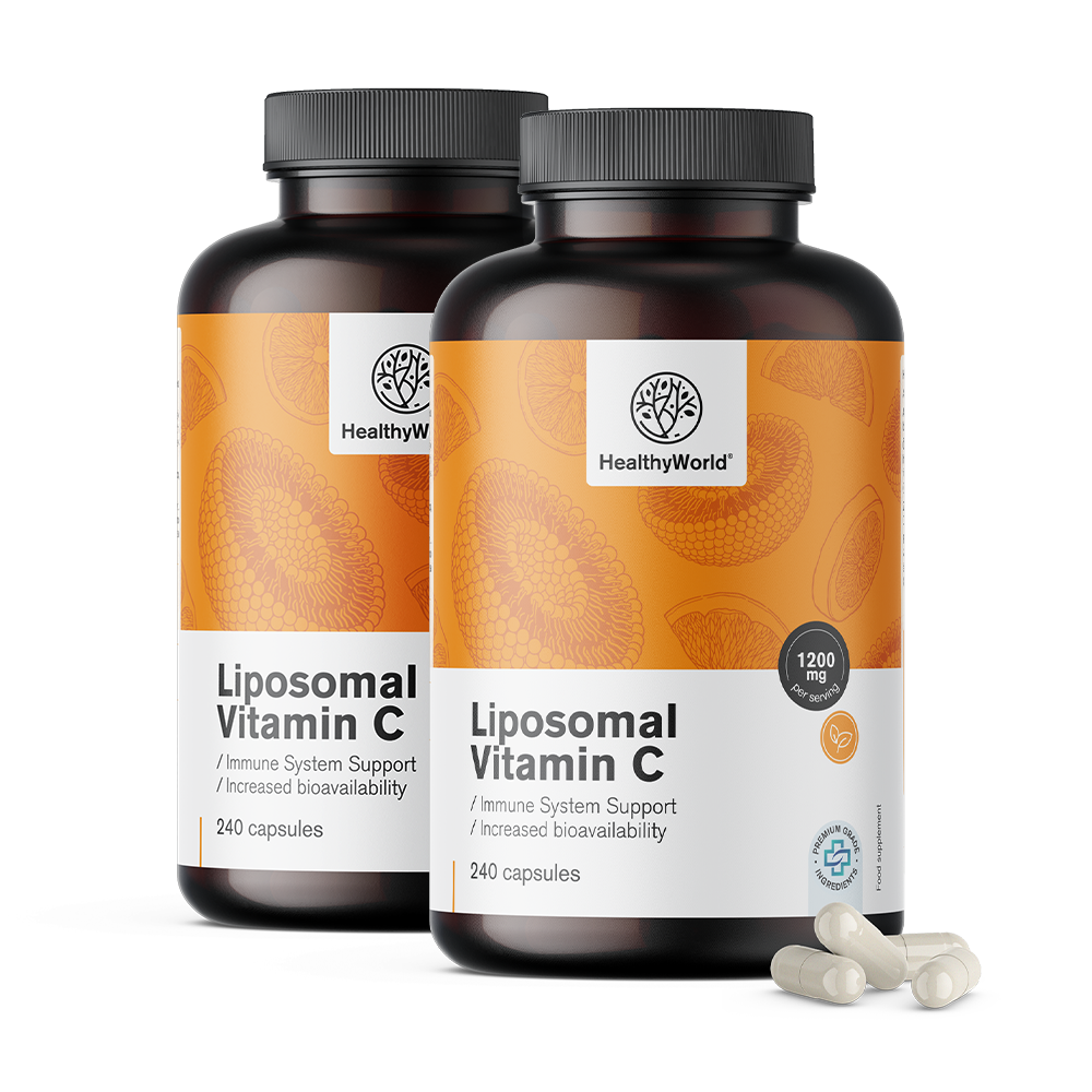 Liposomální vitamín C 1200 mg s extraktem z šípku