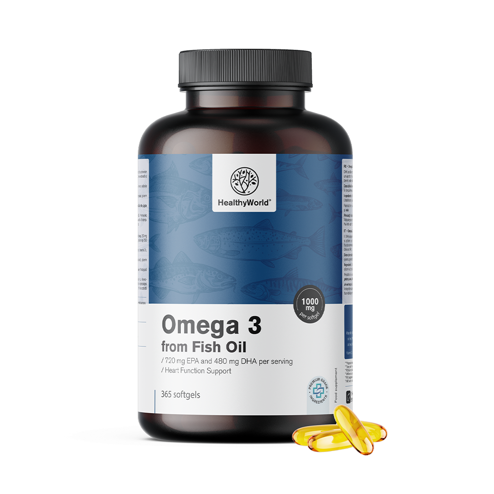 Translation: Omega-3 1000 mg s EPA a DHA