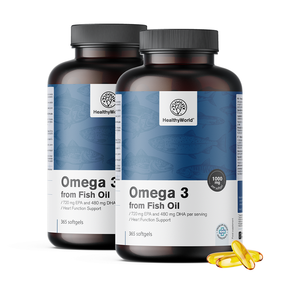 Translation: Omega-3 1000 mg s EPA a DHA