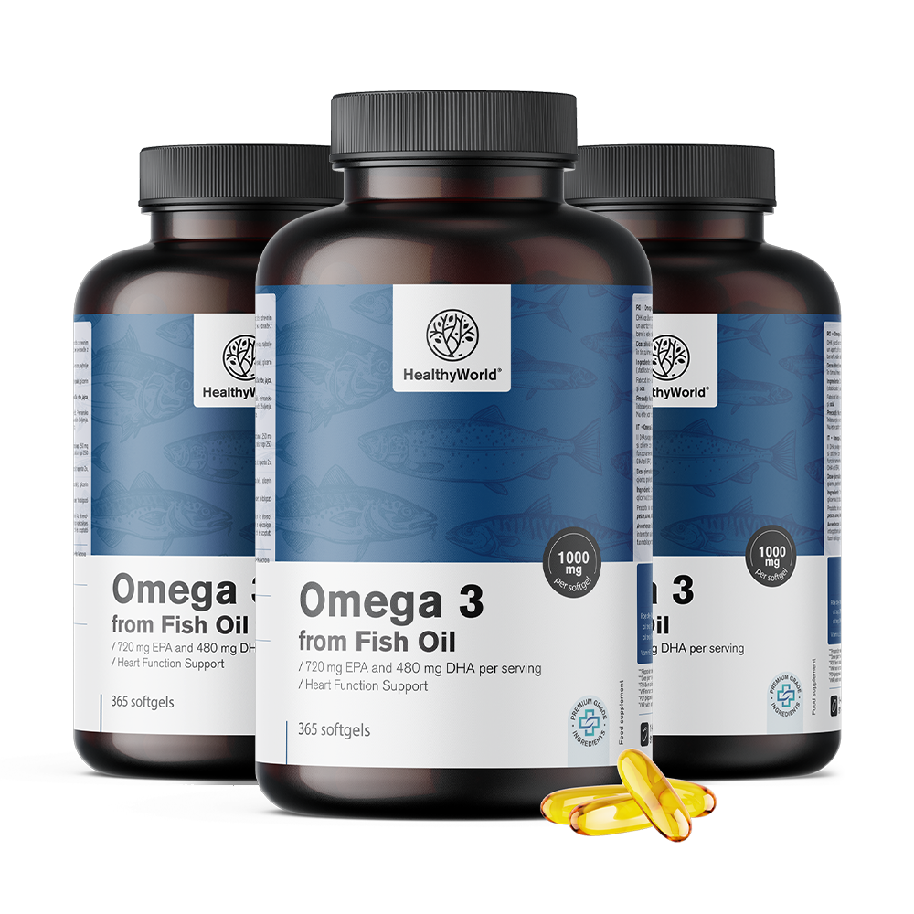 Omega-3 1000 mg – z rybího oleje