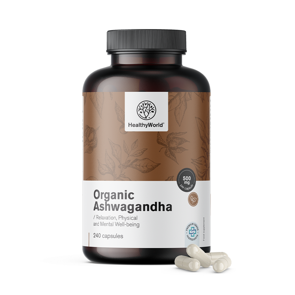 BIO Ashwagandha 500 mg ve formě kapslí