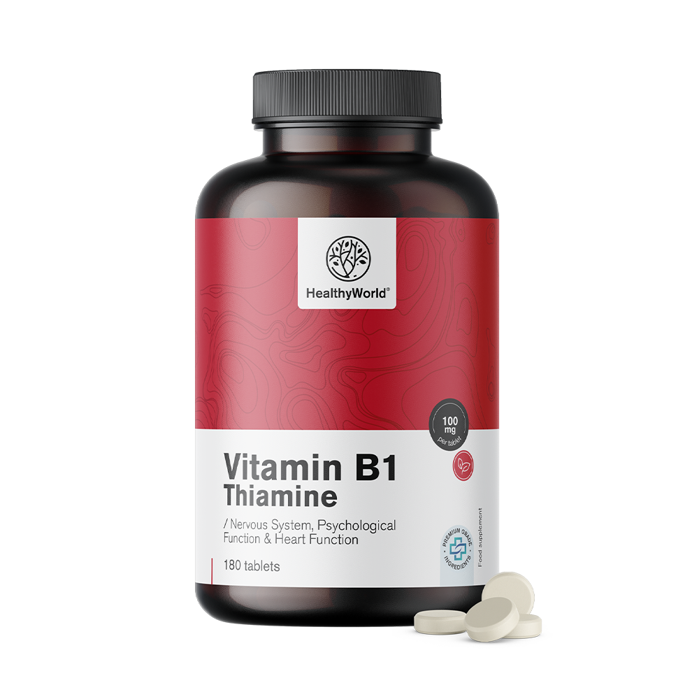 Vitamín B1 - thiamin 100 mg ve tabletách