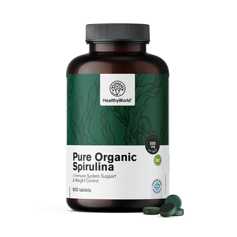 BIO Spirulina 500 mg v tabletách → BIO Spirulina 500 mg ve tabletách