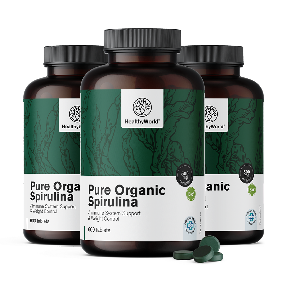 BIO Spirulina 500 mg v tabletách → BIO Spirulina 500 mg ve tabletách