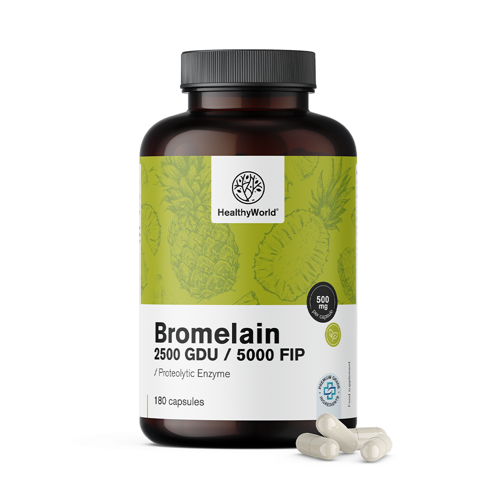 Bromelain 500 mg ve formě kapslí