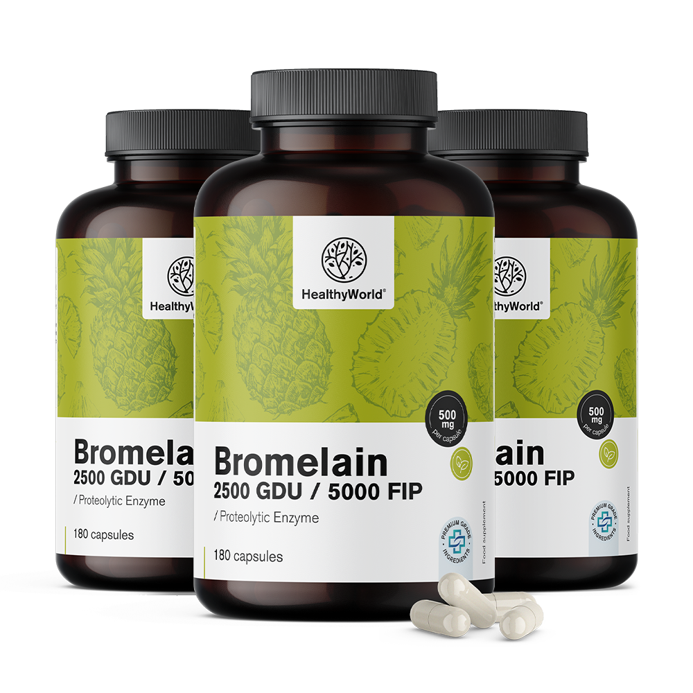 Bromelain 500 mg ve formě kapslí