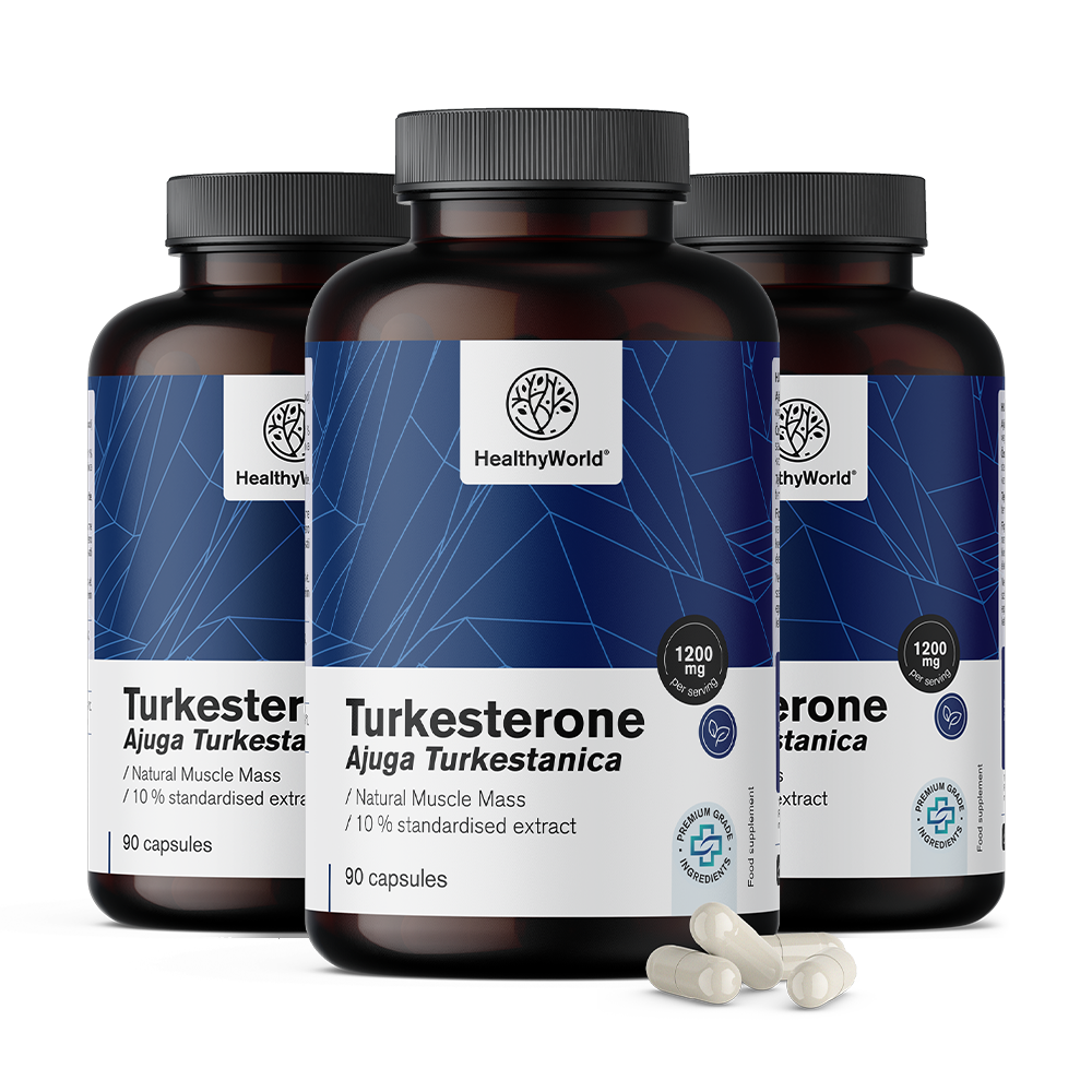 Turkesteron 1200 mg v kapsulách