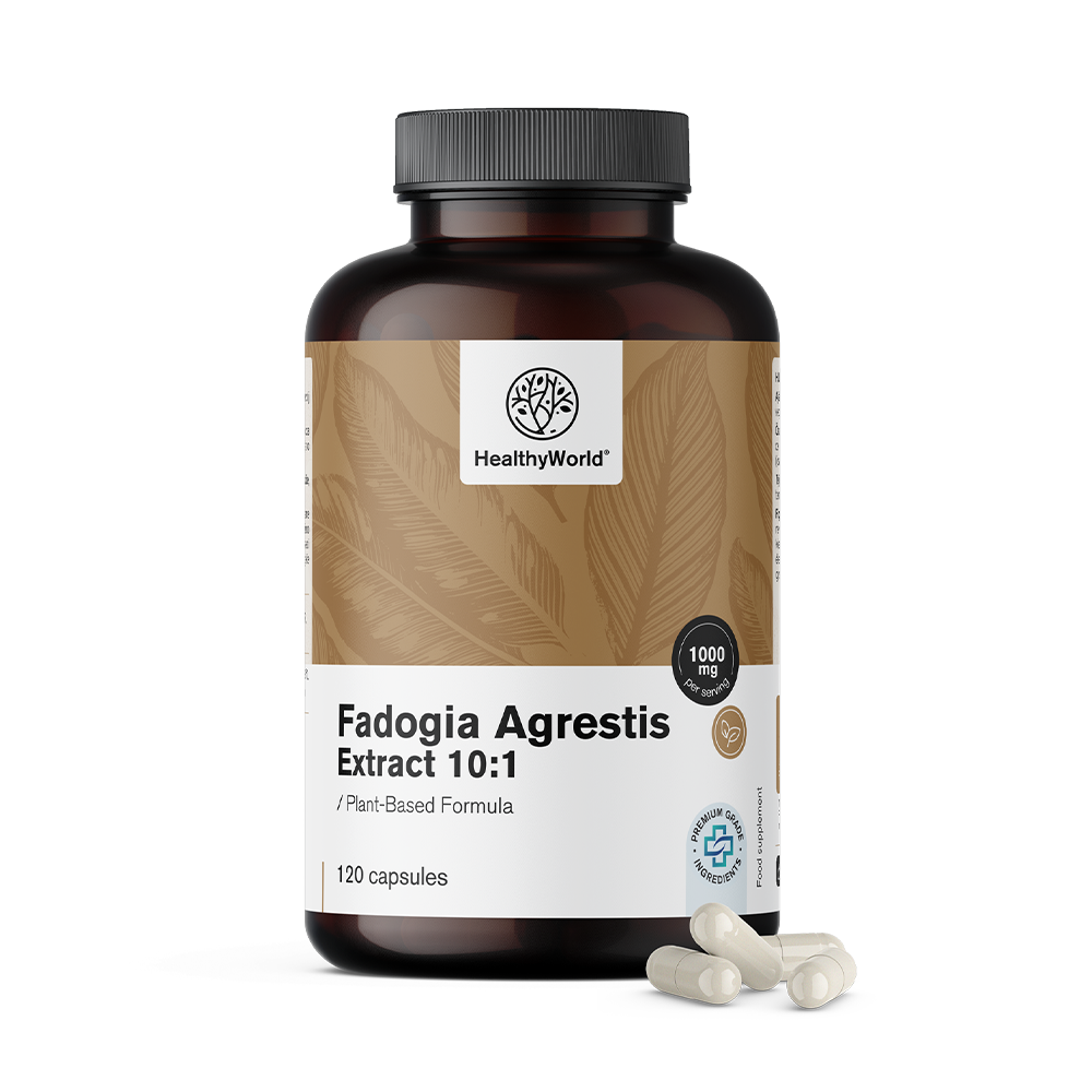 Fadogia Agrestis 1000 mg ve formě kapslí.