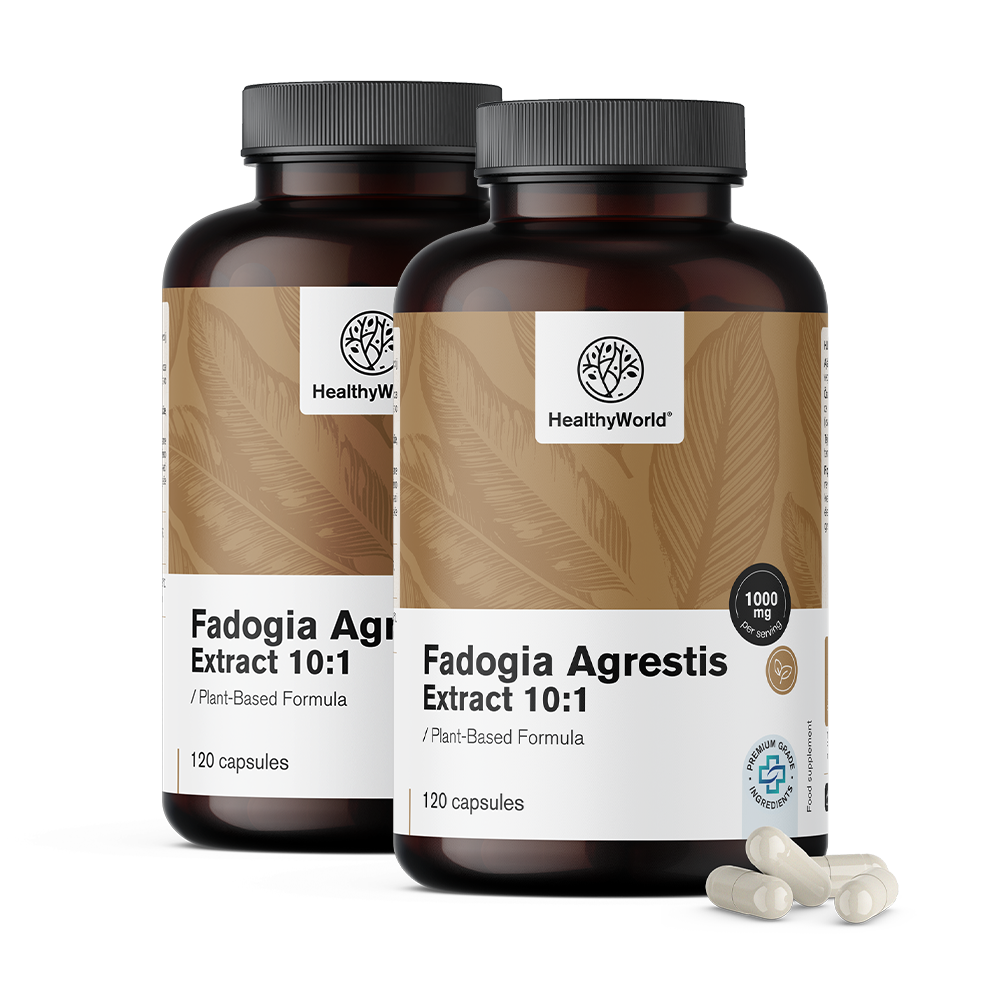 Fadogia Agrestis 1000 mg ve formě kapslí.