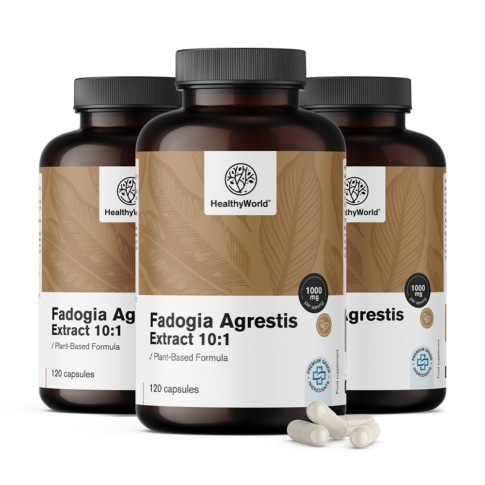 Fadogia Agrestis 1000 mg ve formě kapslí.