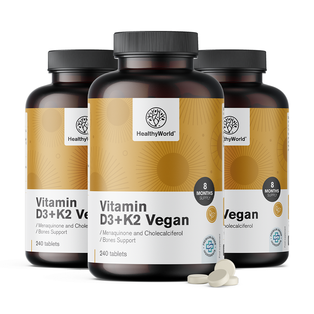 Veganské vitamíny D3+K2