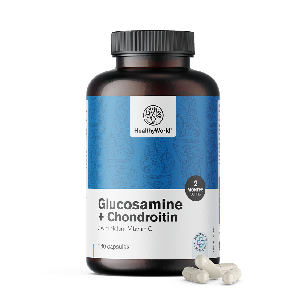 Glukosamin + chondroitin s vitamínem C.