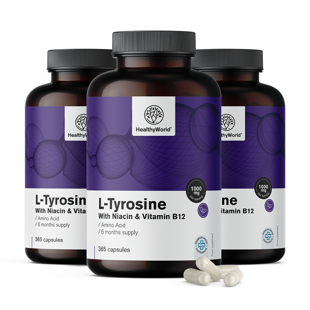 L-tyrozin 1000 mg : L-tyrosin 1000 mg