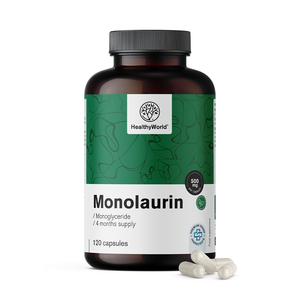 Monolaurin 500 mg ve kapslích