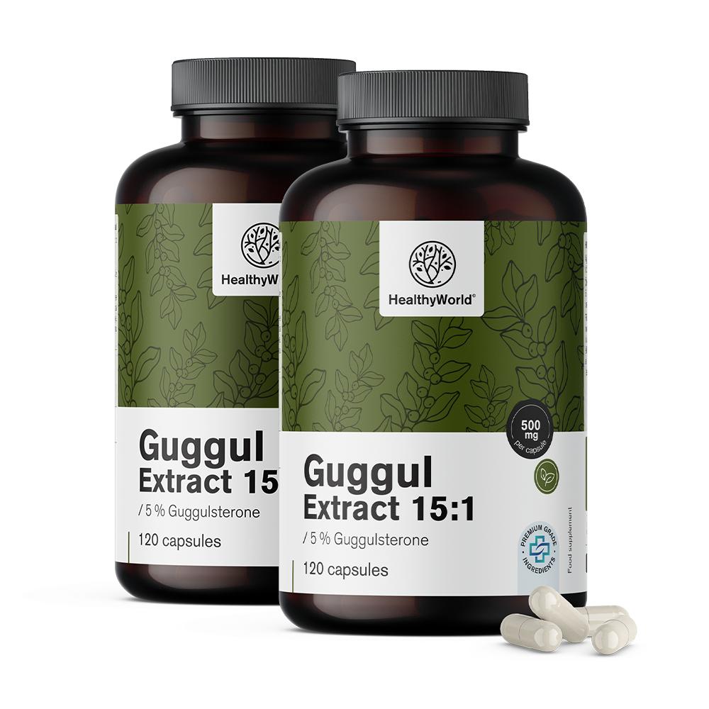 Guggul 500 mg - extrakt 15:1Guggul 500 mg - extrakt 15:1