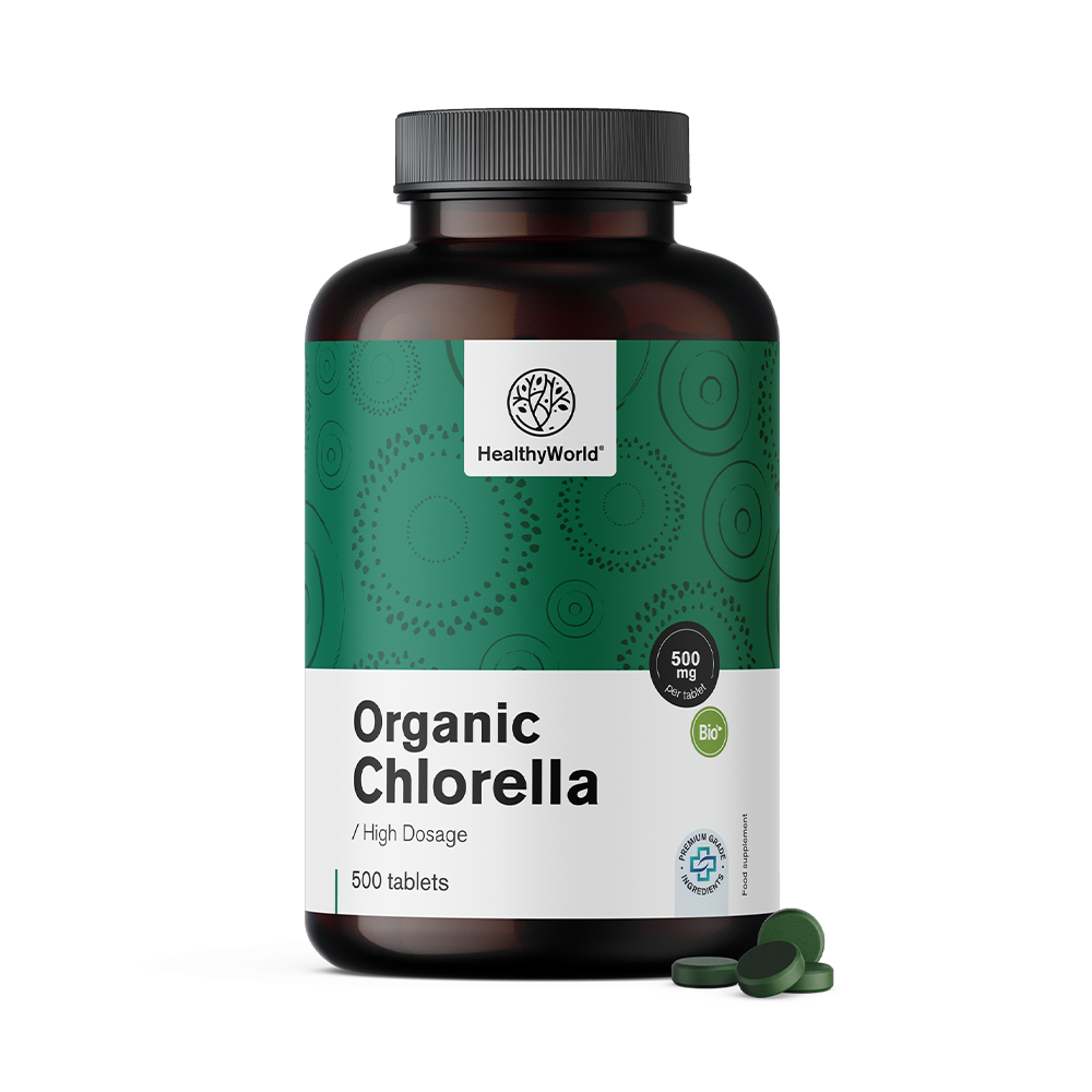 BIO Chlorella 500 mg.