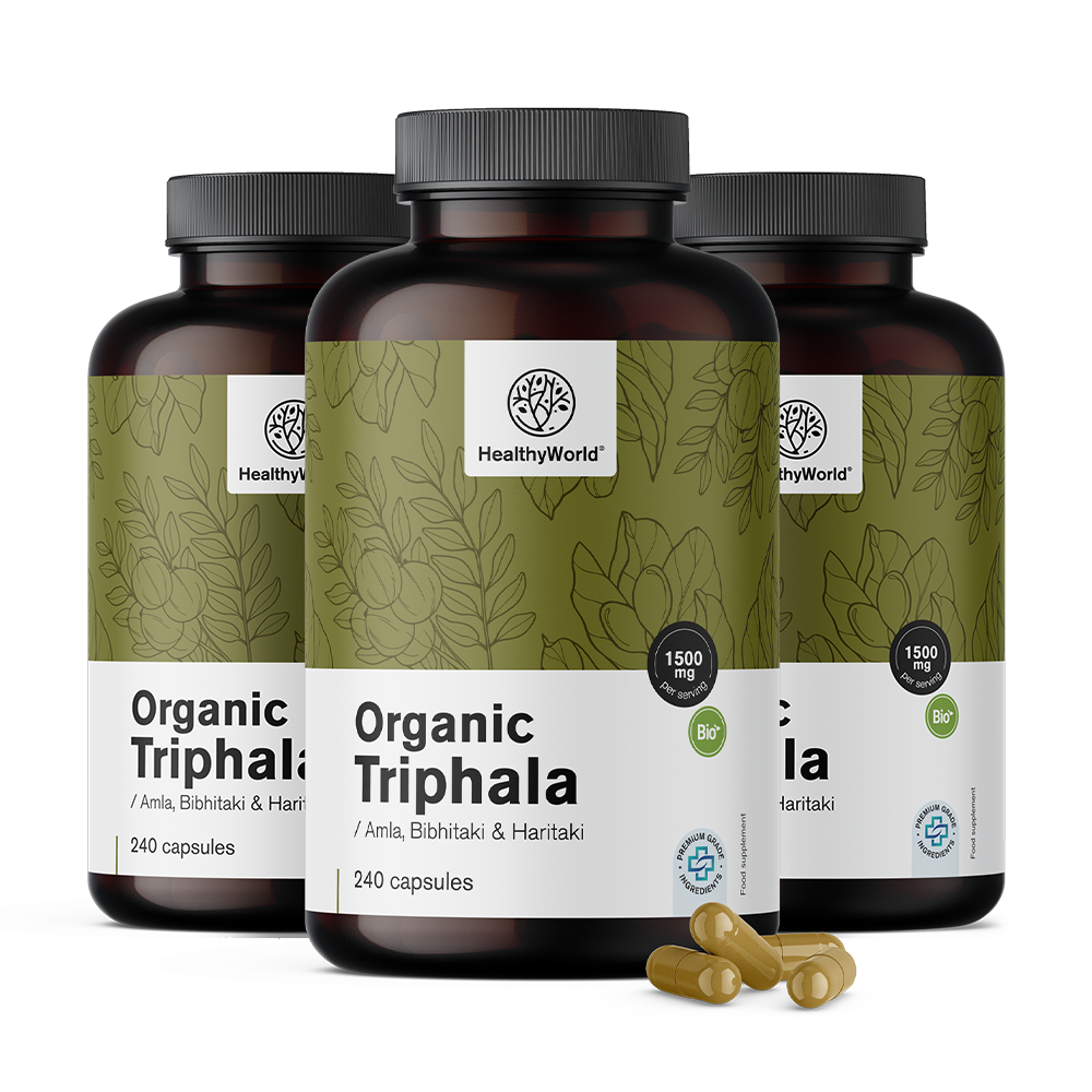 BIO Triphala v prášku.